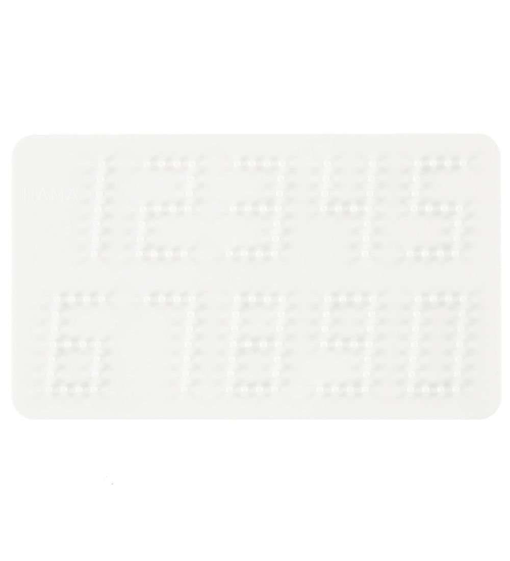 Plaques pour perles Hama Midi - 2 Pack - Lettre et Nombres