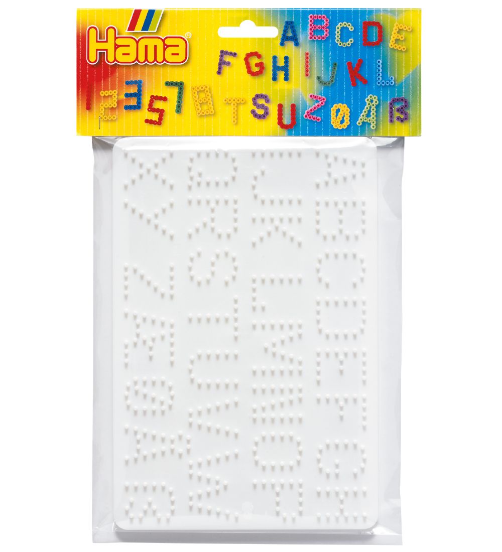 Plaques pour perles Hama Midi - 2 Pack - Lettre et Nombres