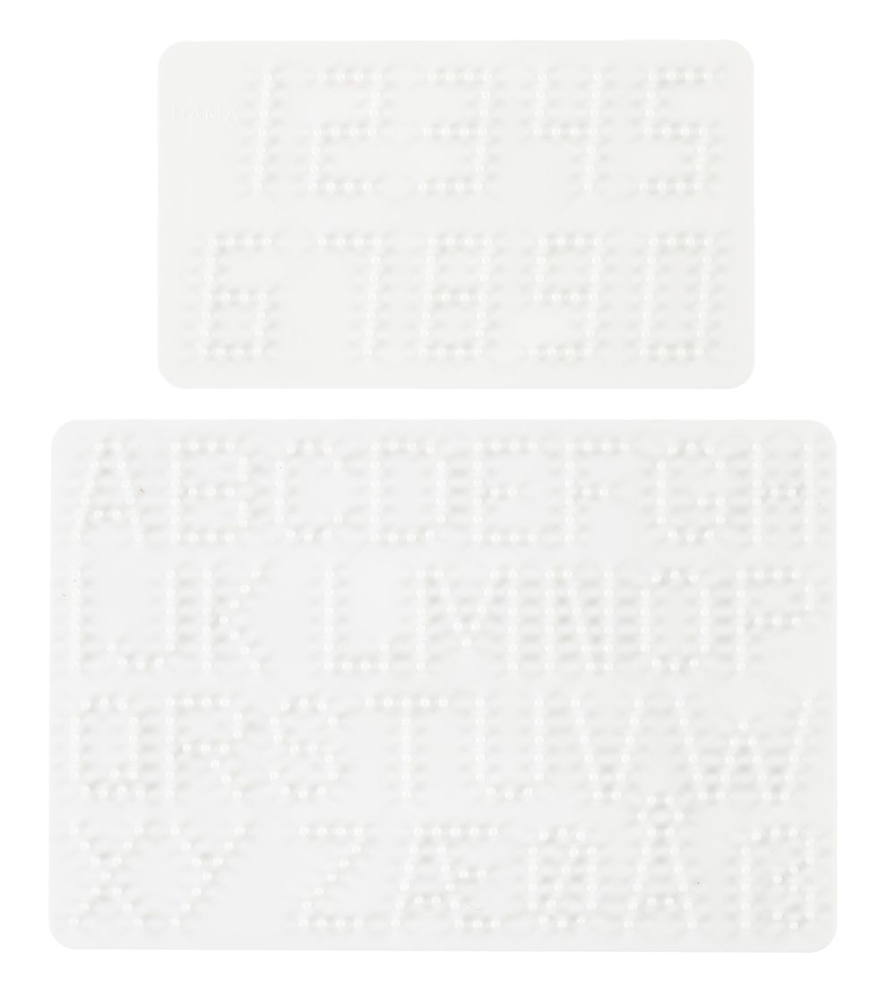 Plaques pour perles Hama Midi - 2 Pack - Lettre et Nombres