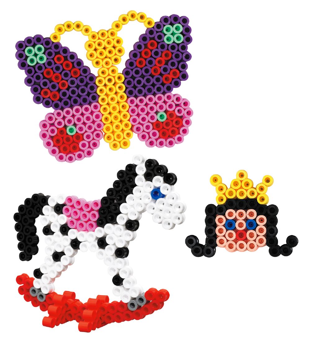 Hama Maxi Beads - 900 pcs - Rocking Horse & Butterfly