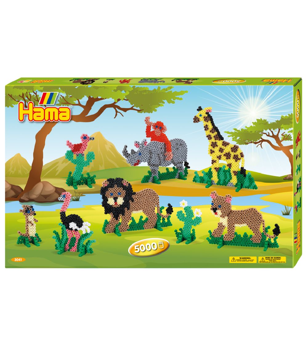 Hama Midi Beads - 5000 pcs - Safari