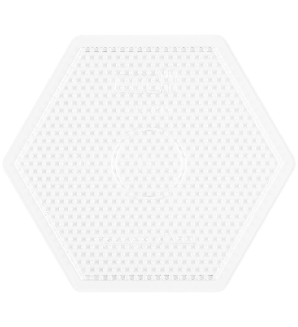 Panneau Perforé pour Perles Hama Midi - Grand Hexagone - Transpa