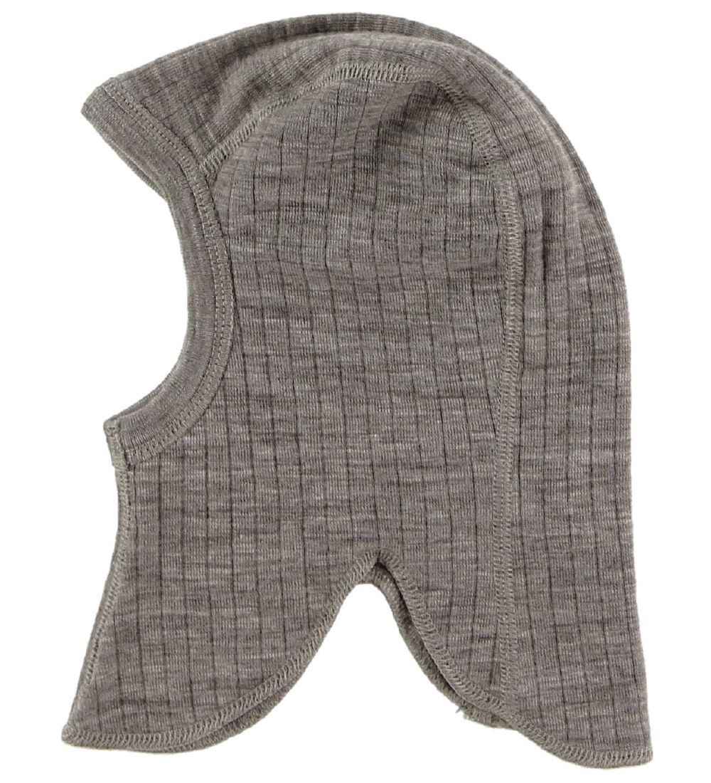Joha Balaclava - Double Layer - Wool - Brown Melange
