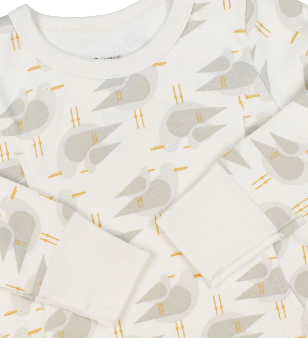 Katvig Dress - Ivory w. Birds