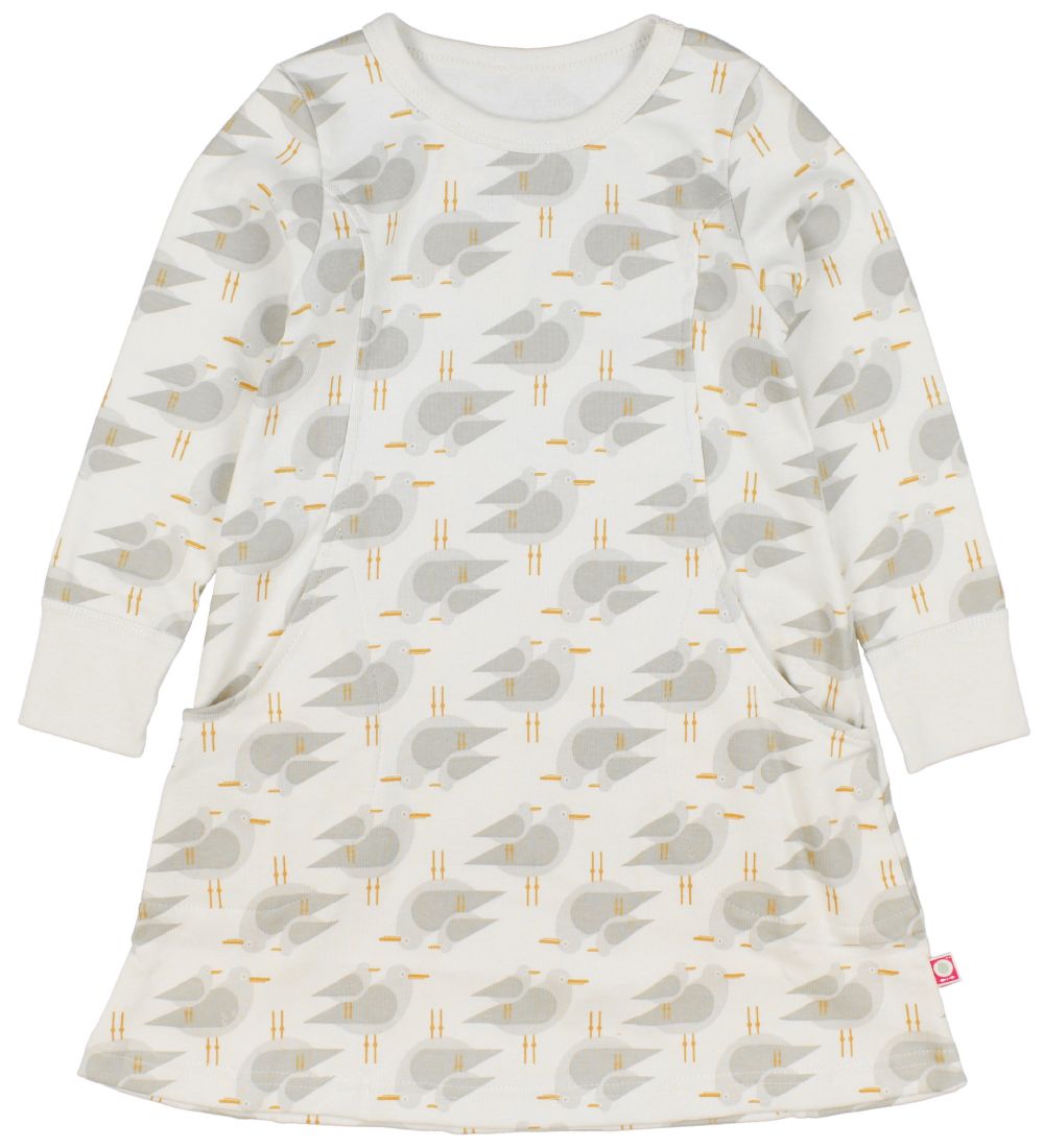 Katvig Dress - Ivory w. Birds
