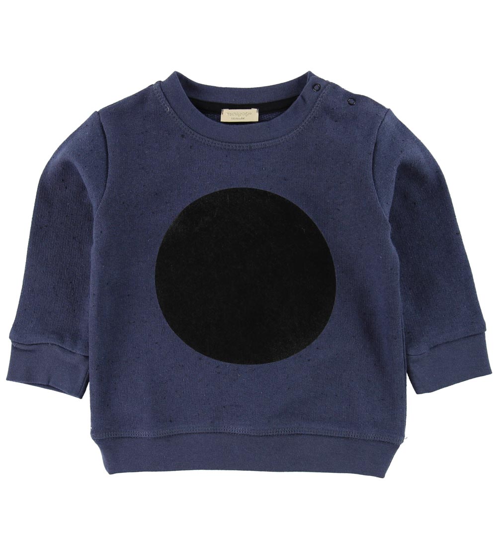Minipop Sweatshirt - Navy w. Black Circle