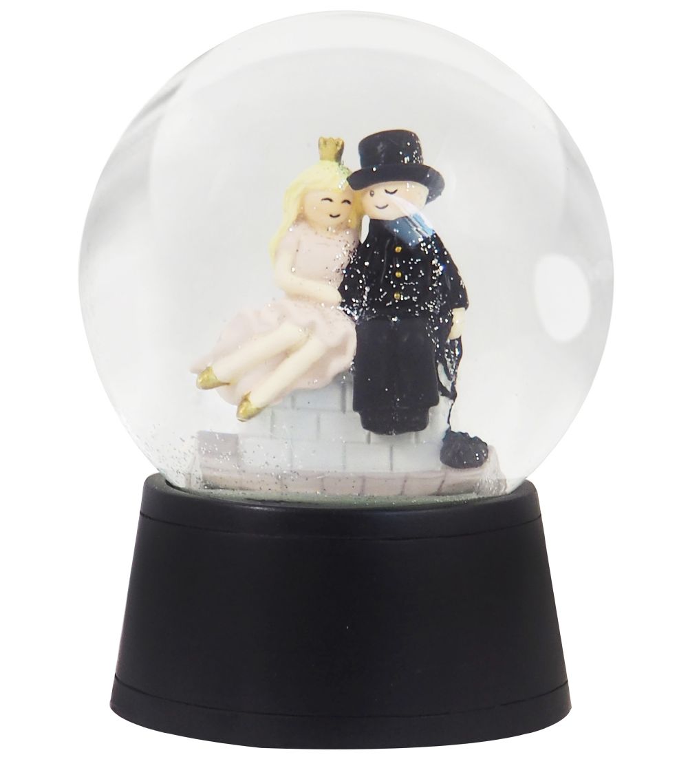 Kids by Friis Snow Globe - D:11 cm - Shepherdess & Chimney Sweep