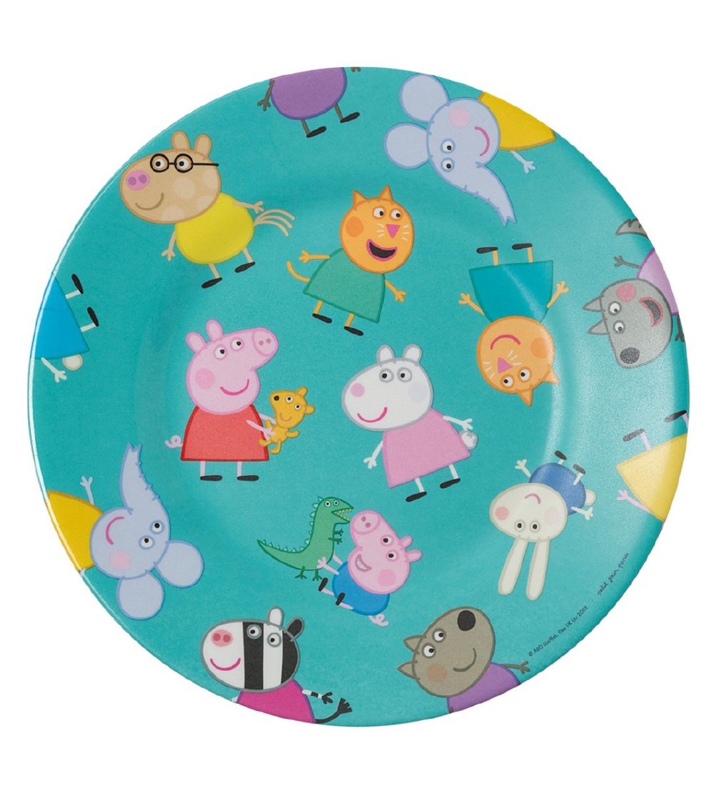 Petit Jour Paris Plate - Melamine - Peppa Pig