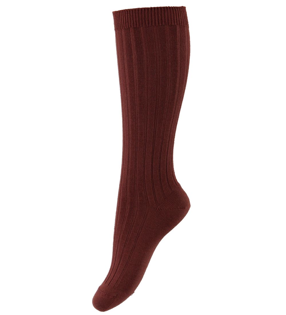 Chaussettes Hautes Condor - Rib - Marron