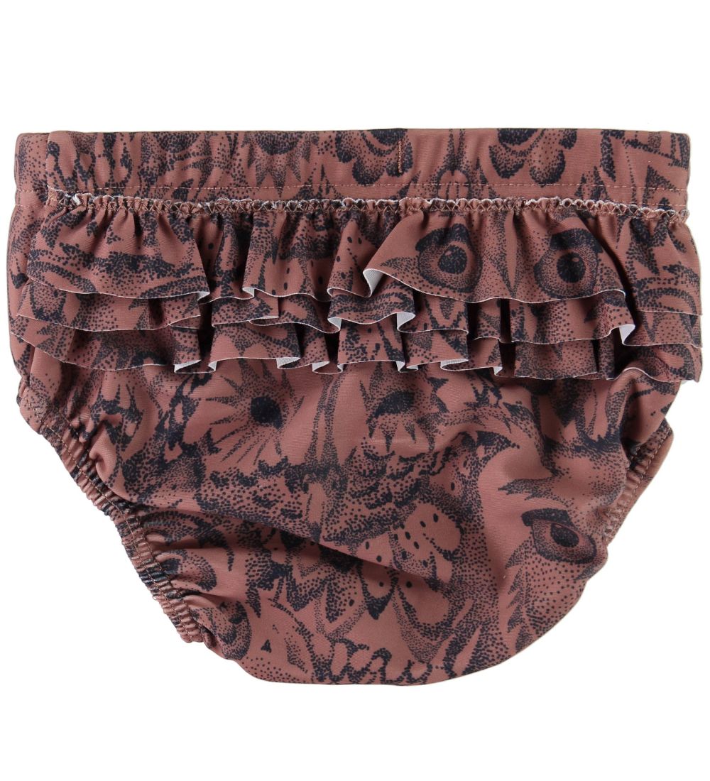 Soft Gallery Swim Diaper - UV50+ - Mina - Rose w. Owls/Ruffles