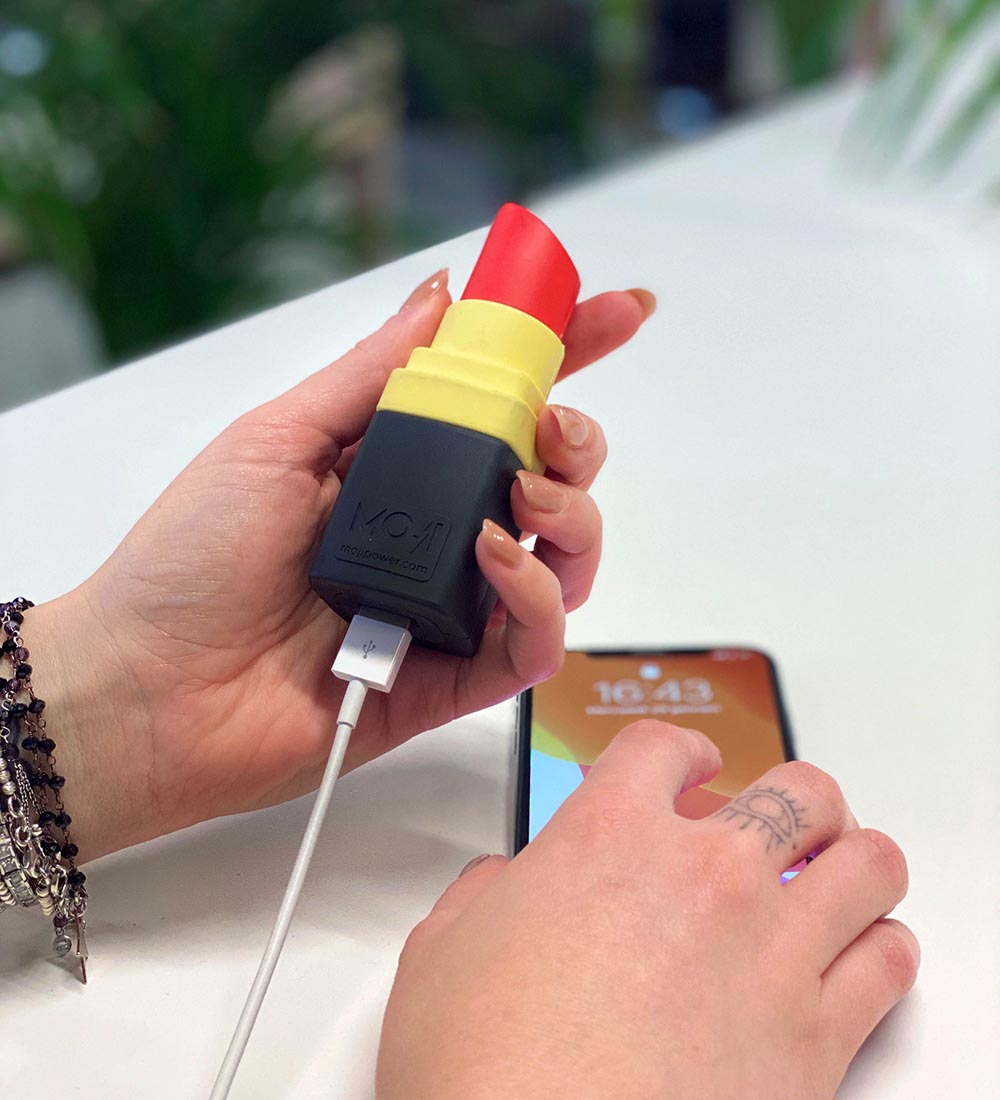 Moji Power Power Bank - Lipstick - 2600mAh