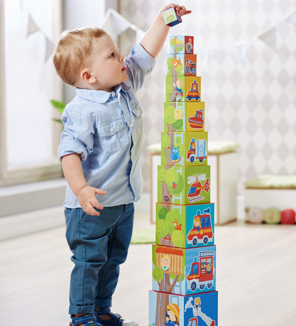 HABA Stacking Blocks - Fire Station