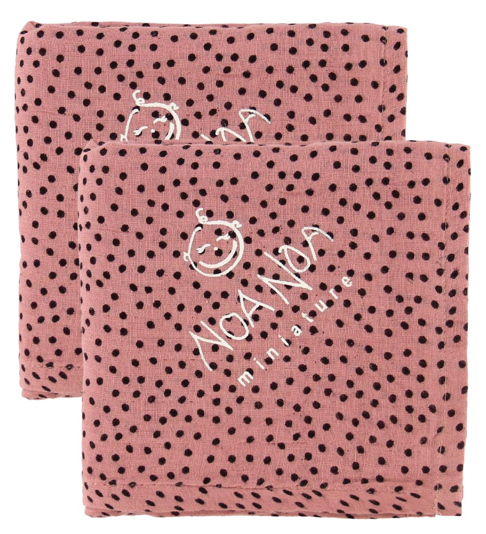 Noa Noa miniature Cloth Diapers - 2-Pack - Rose w. Dots