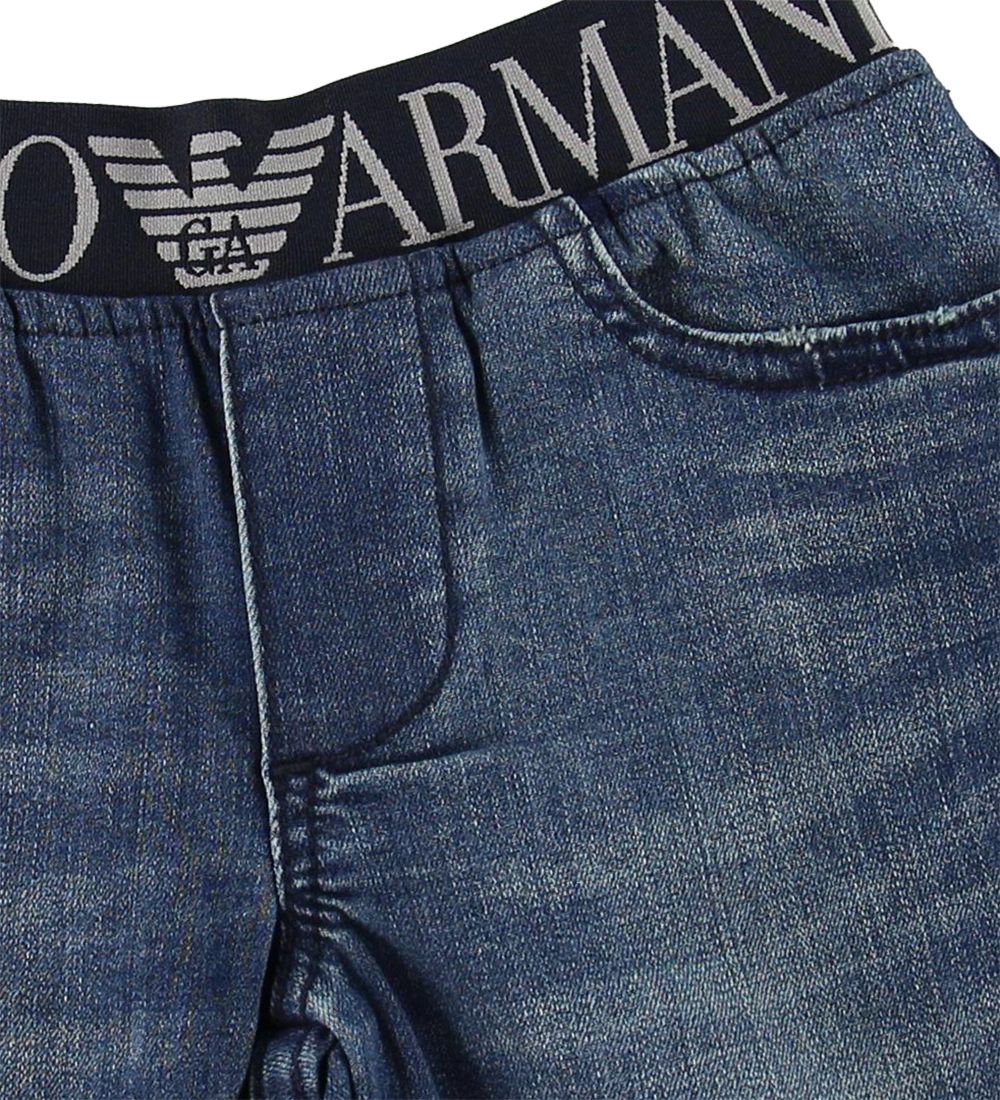 Emporio Armani Shorts - Blue Denim