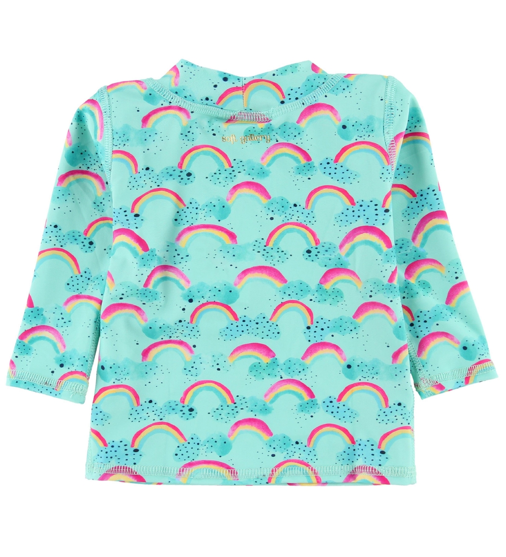 Soft Gallery Swim Top L/S - Astin - UV50+ - Rainbow