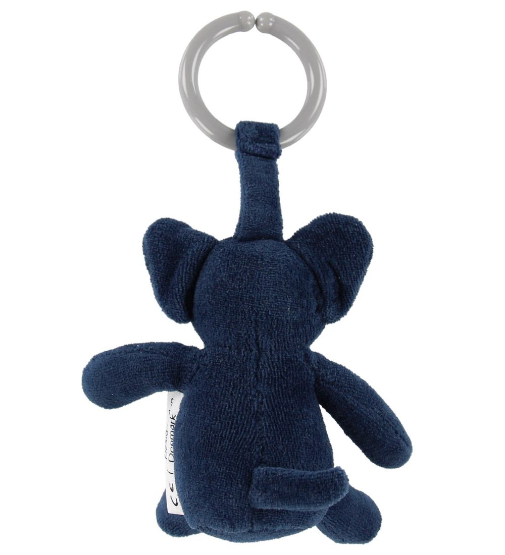 NatureZoo Clip Toy - Elephant - Dark Blue
