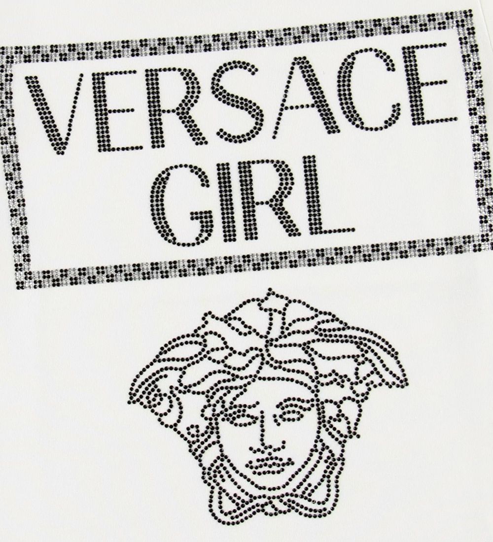 T-Shirt Young Versace - Blanc av. Versace Fille