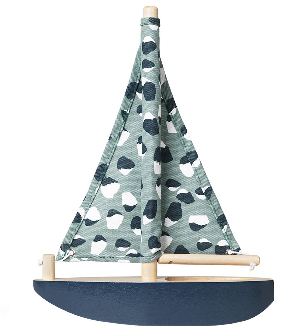 Nofred Boat - Wood - Petrol/Mint