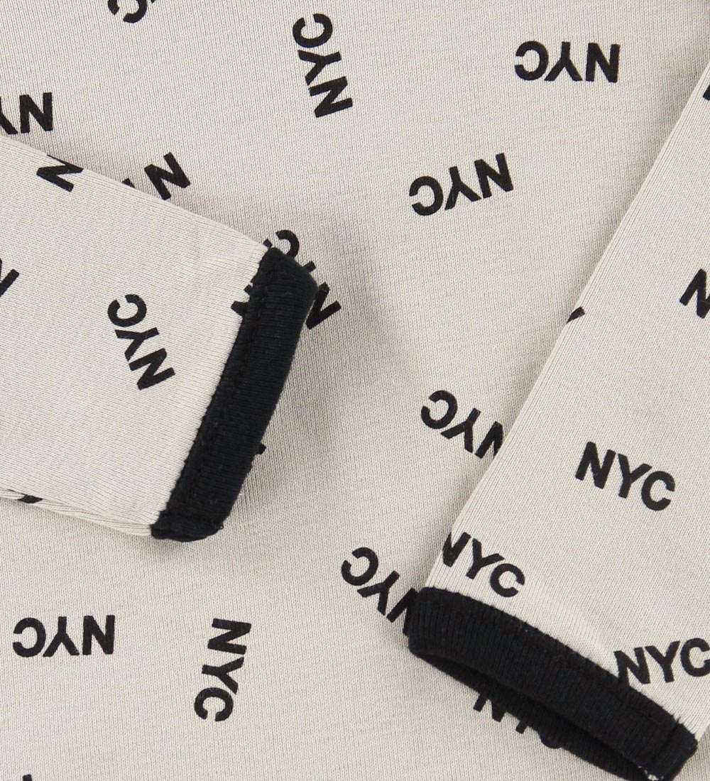 Petit by Sofie Schnoor Bodysuit L/æ - Beige w. NYC