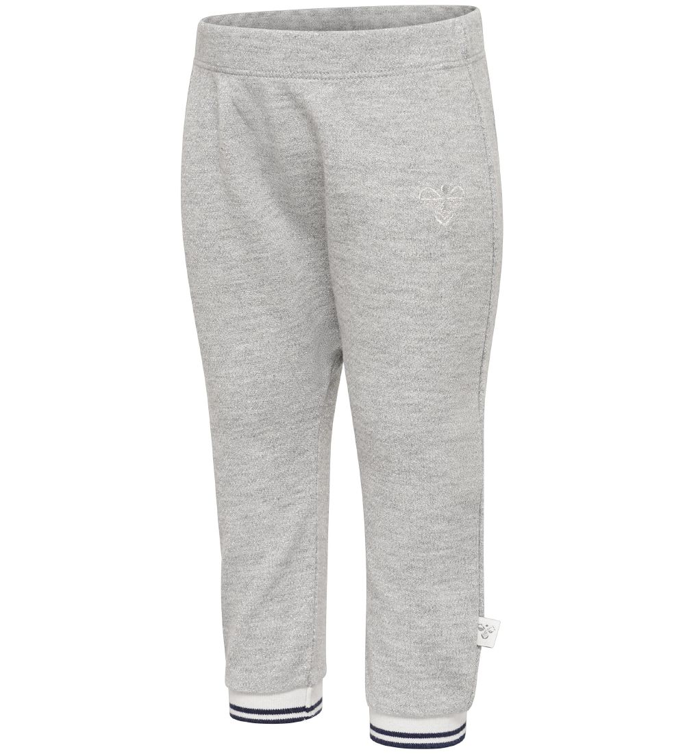 Hummel Trousers - HMLGinger - Grey Melange w. Glitter