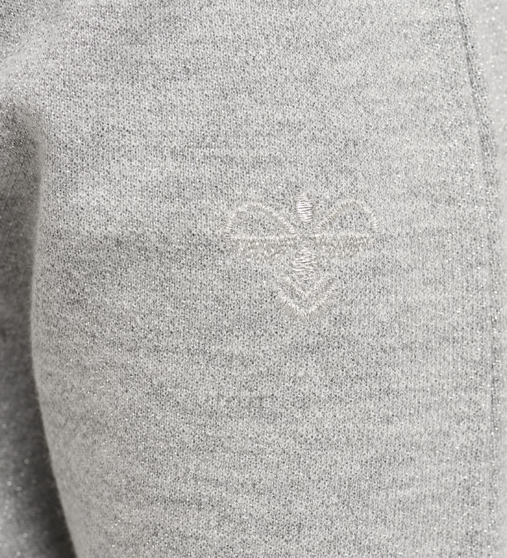 Hummel Trousers - HMLGinger - Grey Melange w. Glitter