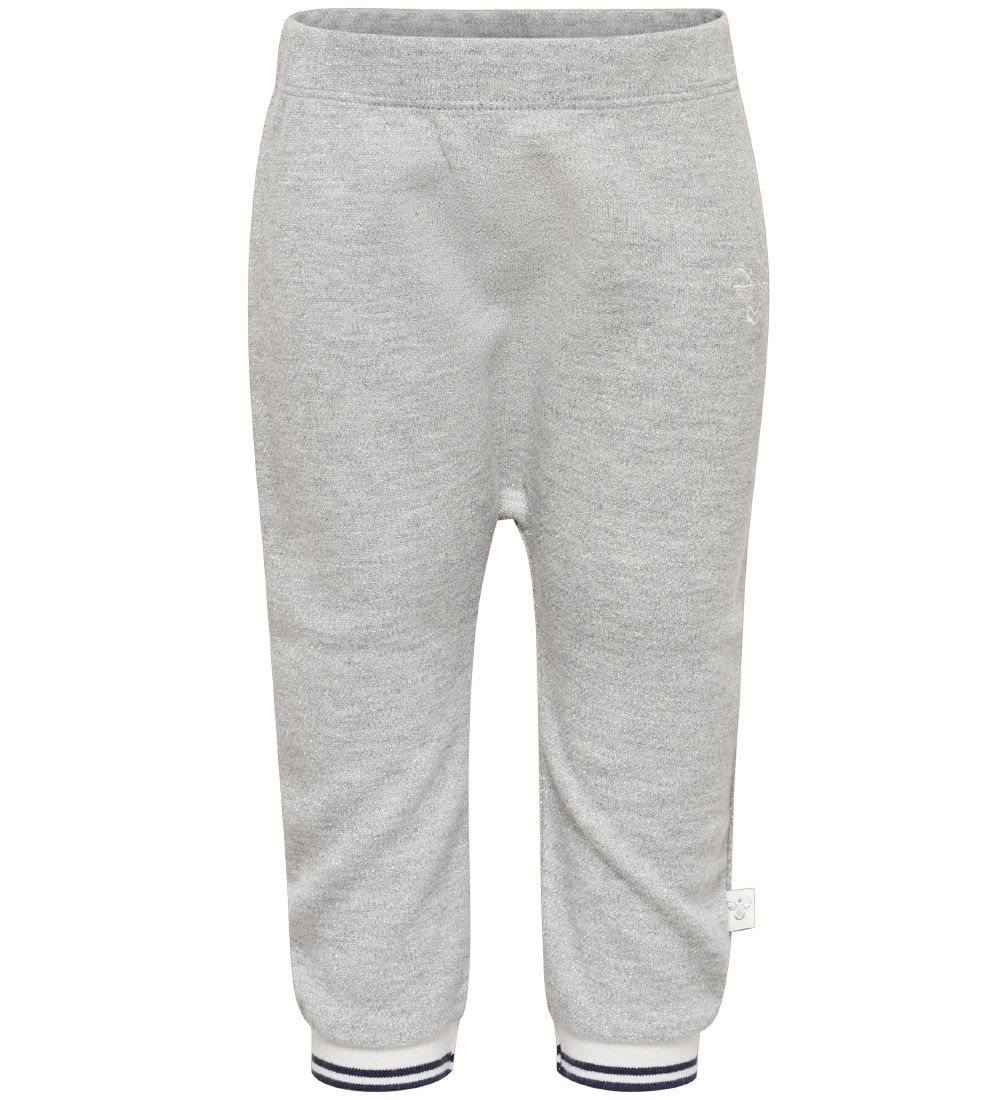 Hummel Trousers - HMLGinger - Grey Melange w. Glitter