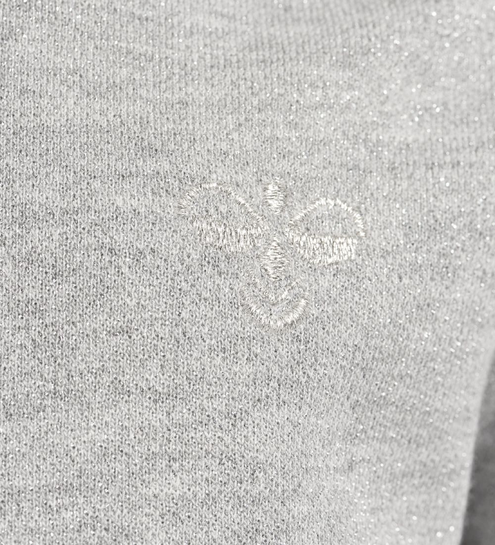 Hummel Blouse - HMLGinger - Grey Melange w. Glitter