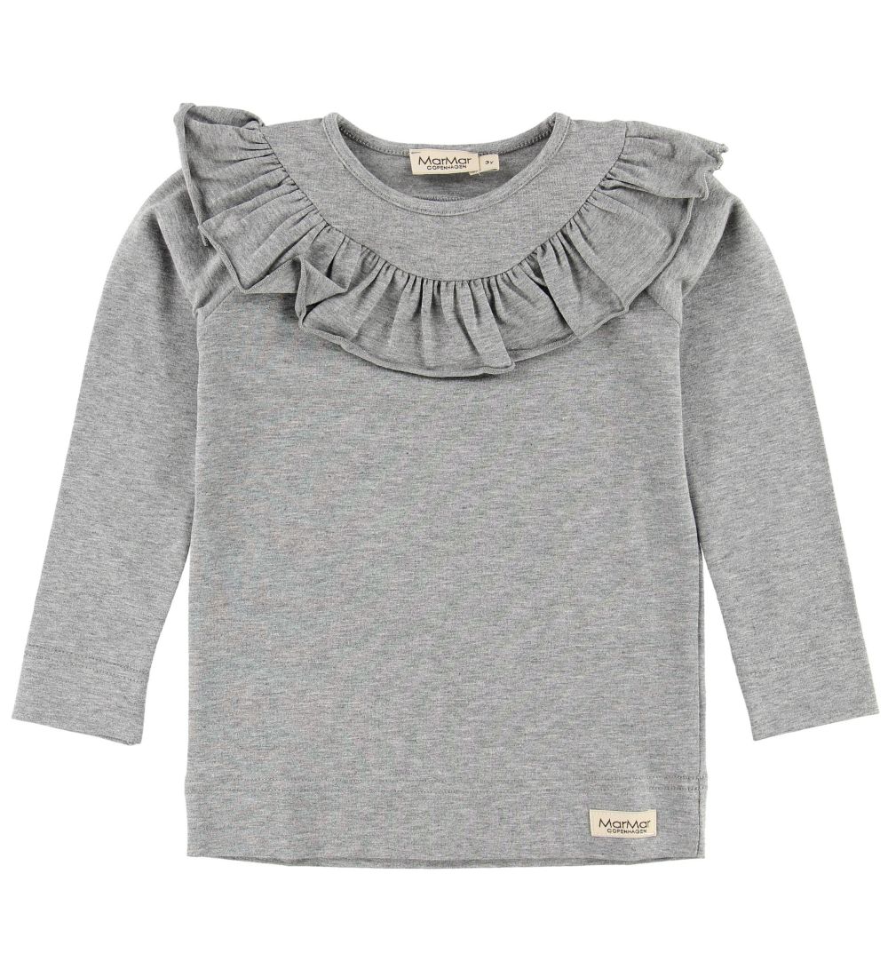 MarMar Blouse - Tessie - Jersey - Grey Melange