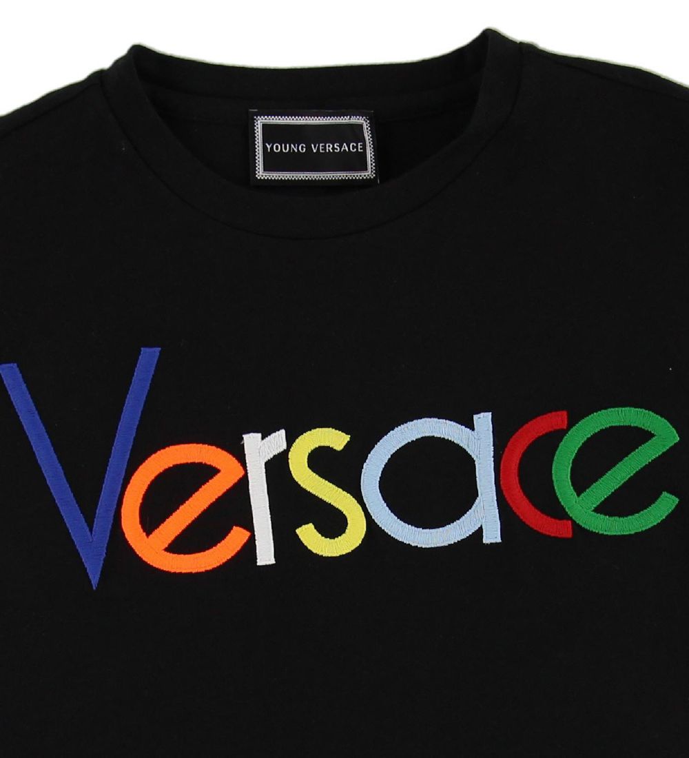 Young Versace T-shirt - Black w. Colours