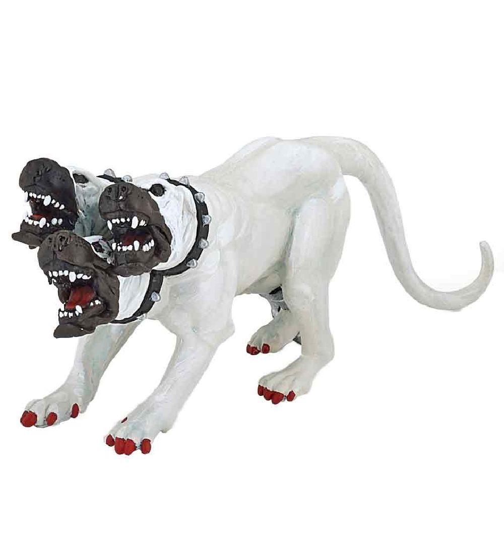 Papo White Cerberus - L: 16 cm