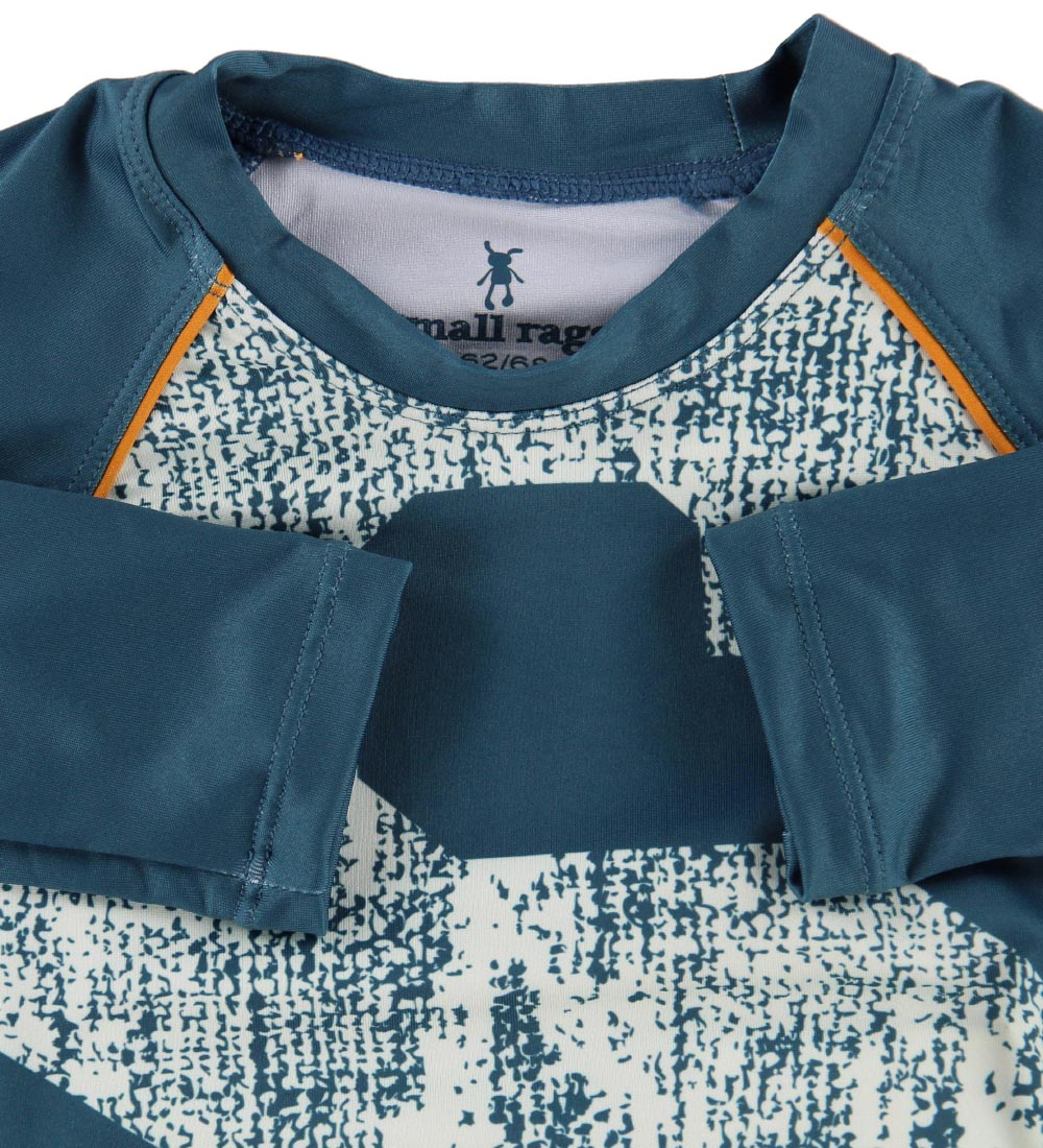 Small Rags Swim Top L/S - UV50+ - Petrol