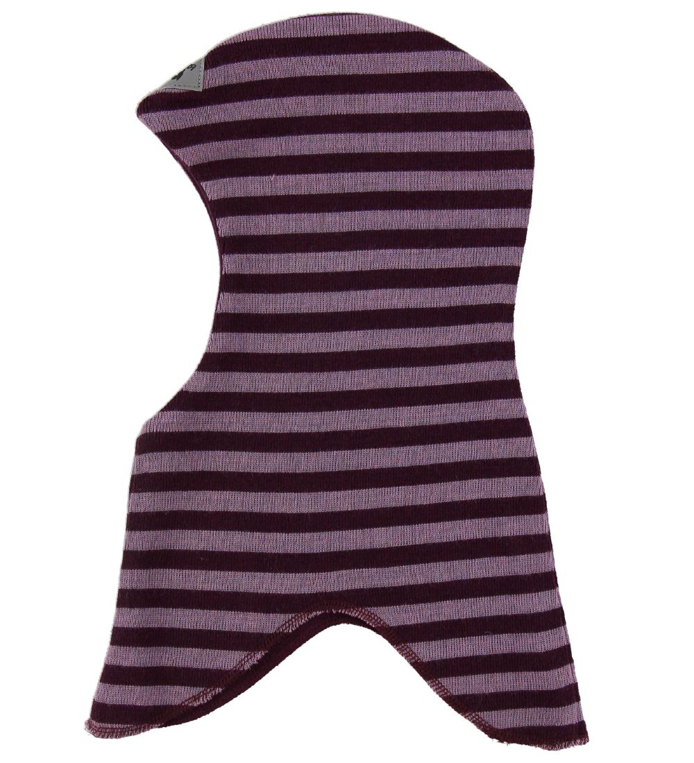 Racing Kids Balaclava - Double Layer - Purple Striped