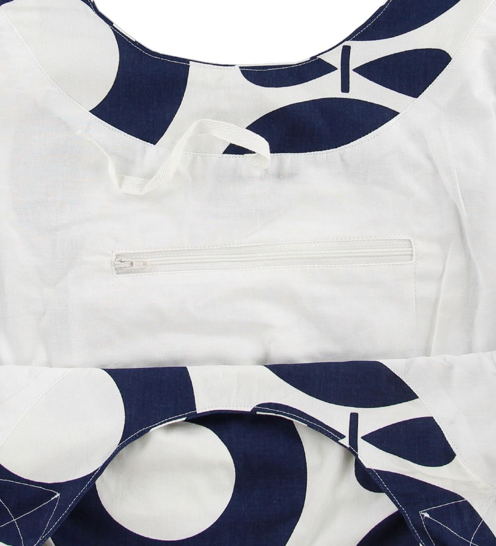 Katvig Beach Bag - White w. Apples