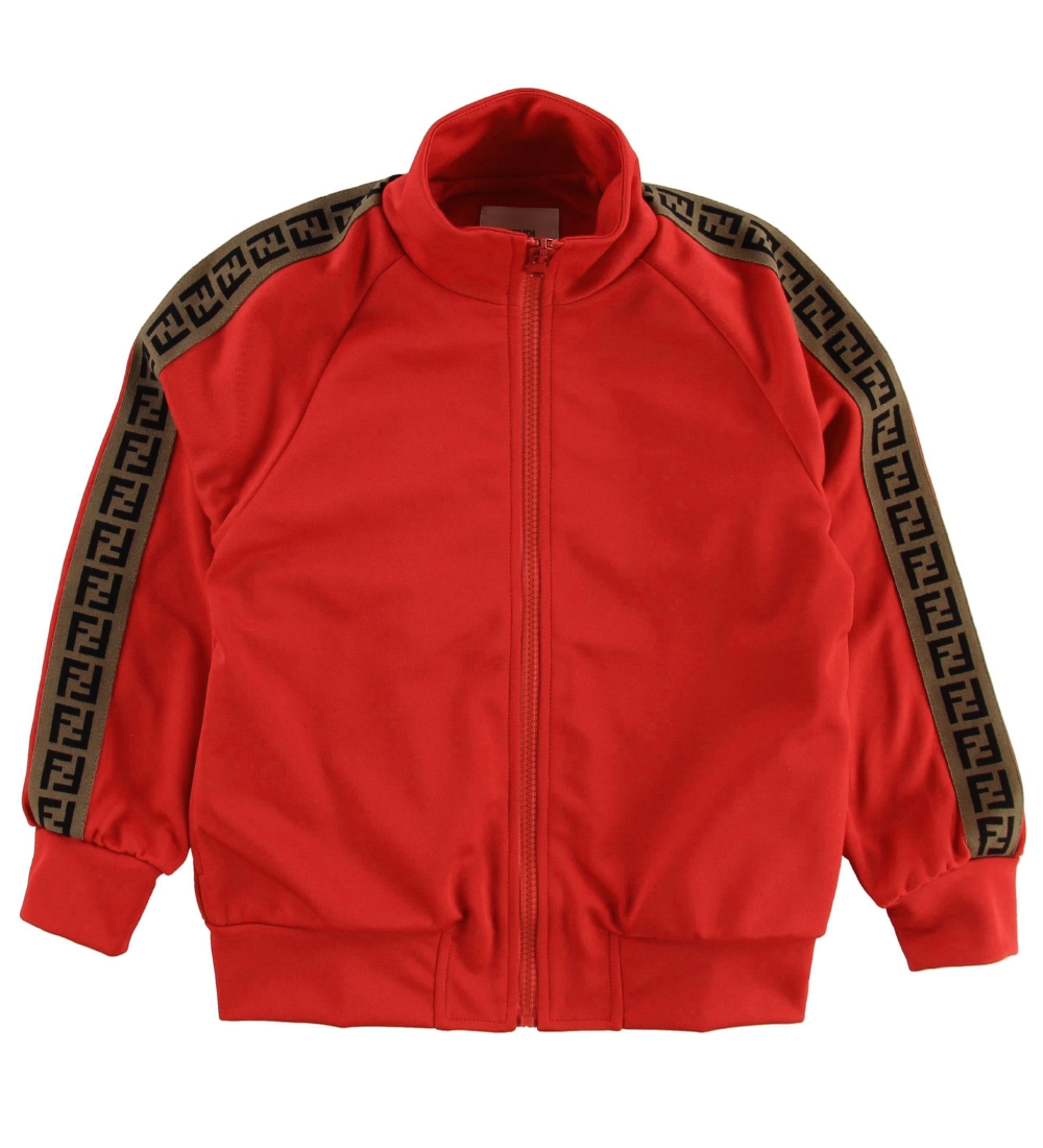 Fendi Kids Track Jacket - Red w. Side Stripe » Cheap Delivery