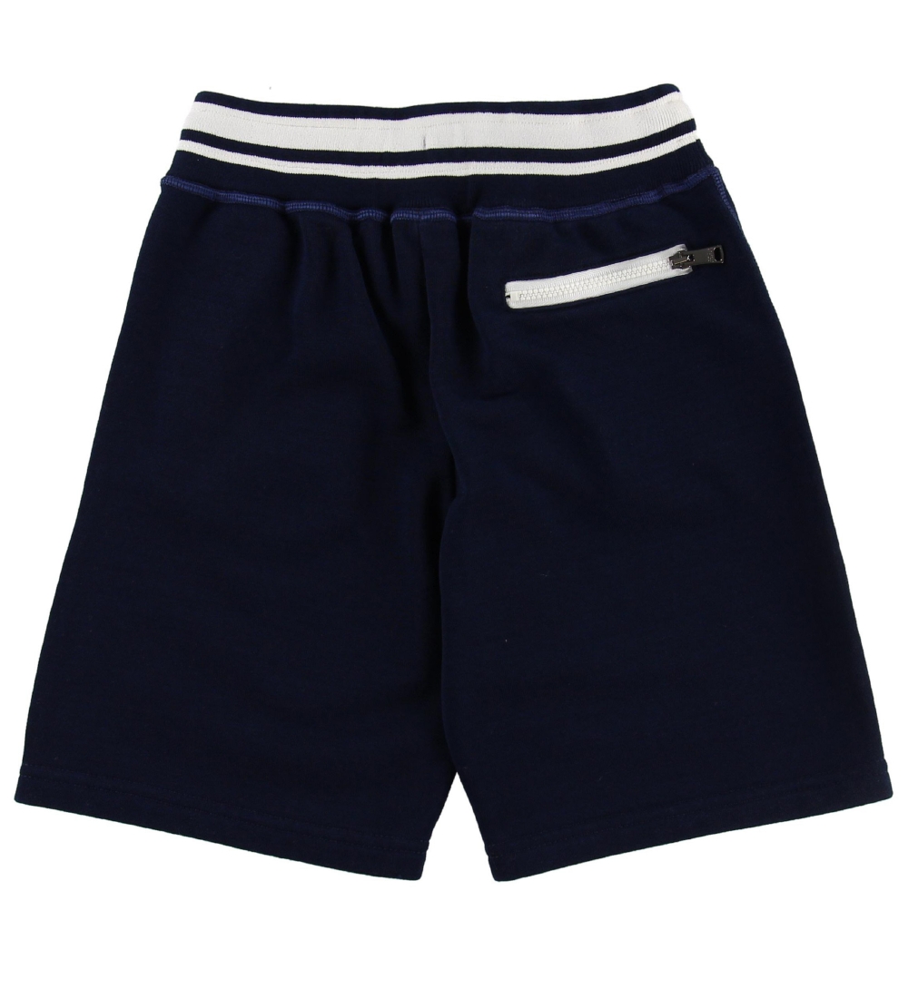 Dolce & Gabbana Shorts - Sweat - Navy w. Logo