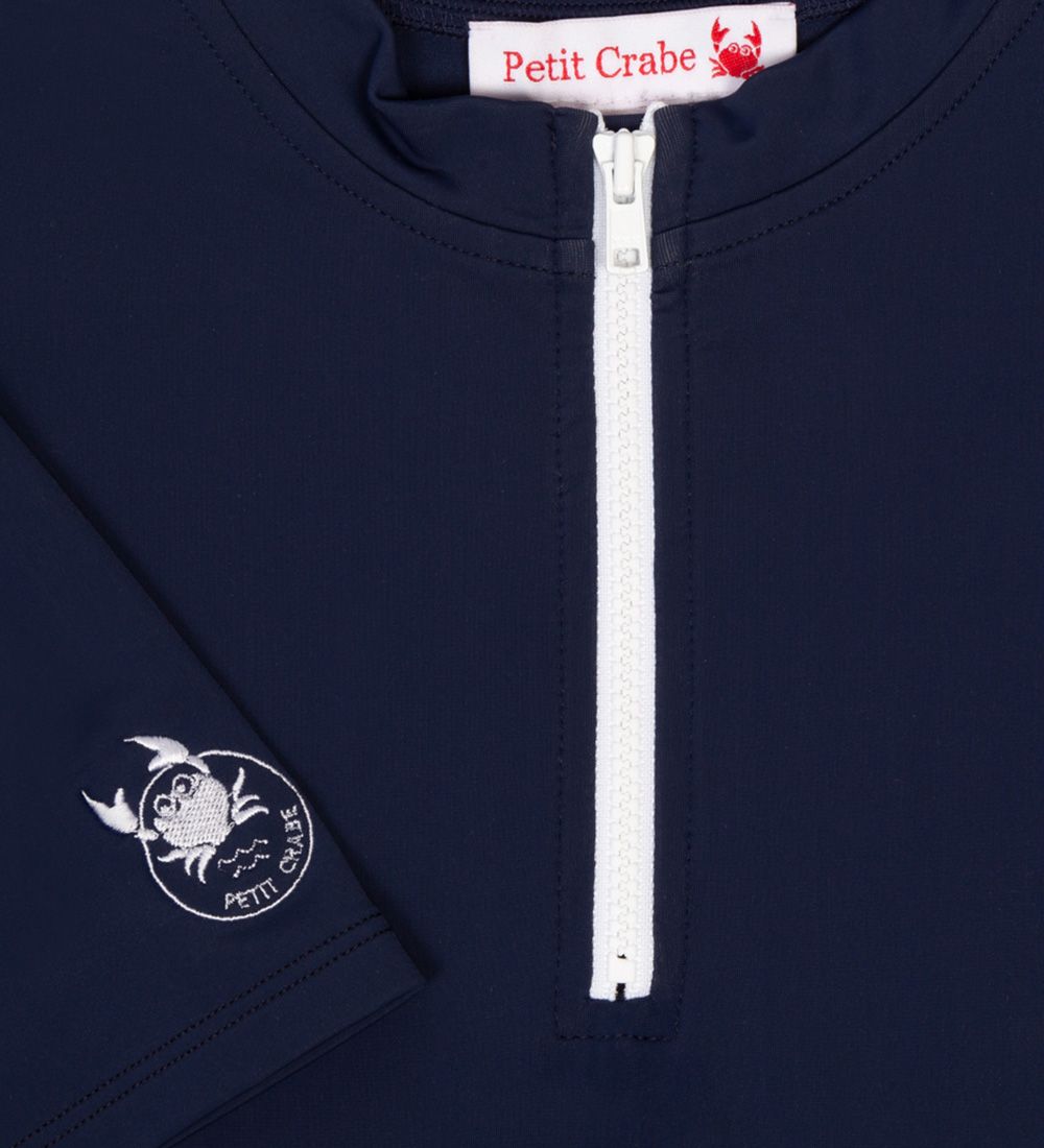 Petit Crabe Zwemtop s/s - Max - UV50+ - Navy