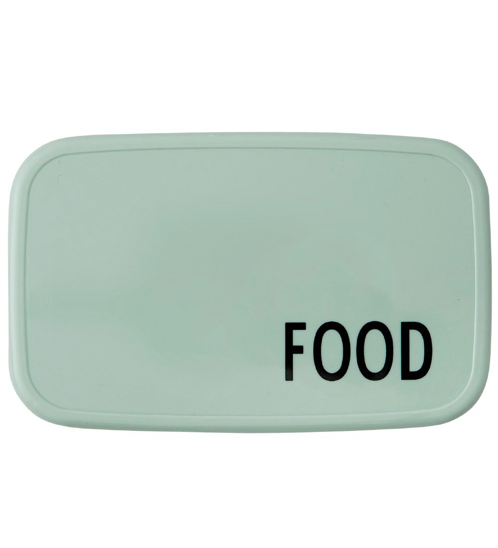Design Letters Lunchbox - Green w. FOOD