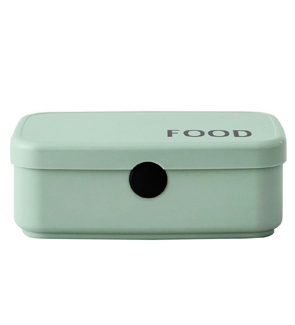 Design Letters Lunchbox - Green w. FOOD