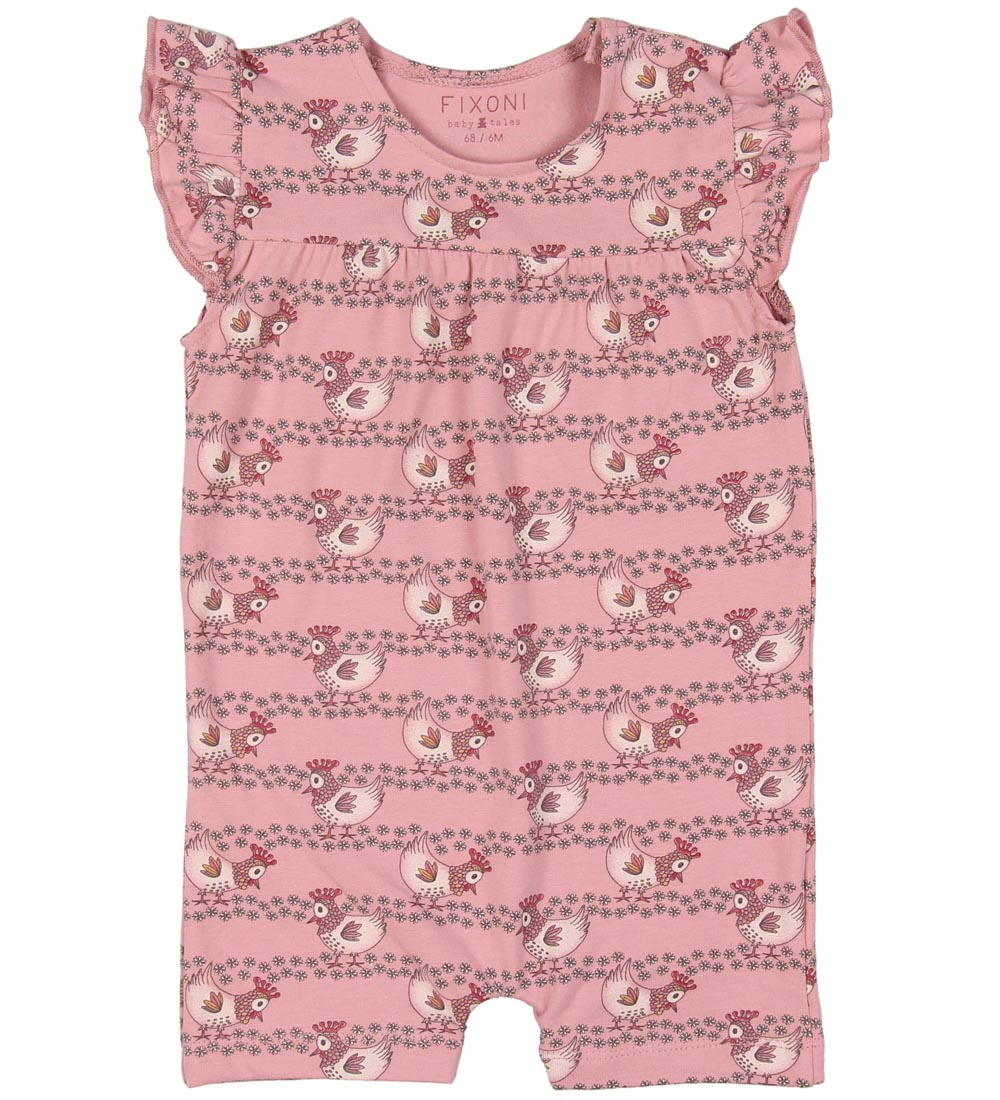 Fixoni Summer Romper - Zephyr w. Hens