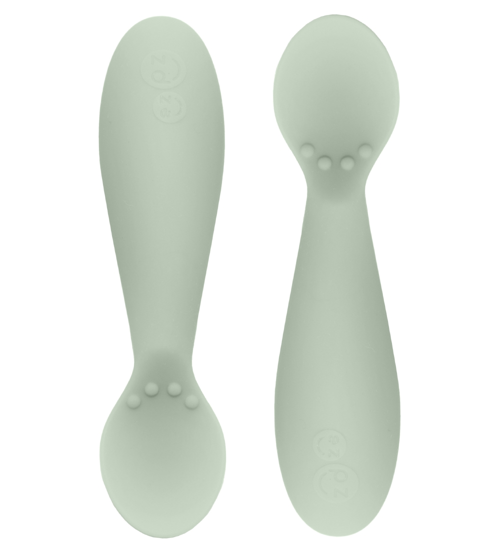 EzPz Tiny Spoon - 2-Pack - Dusty Green