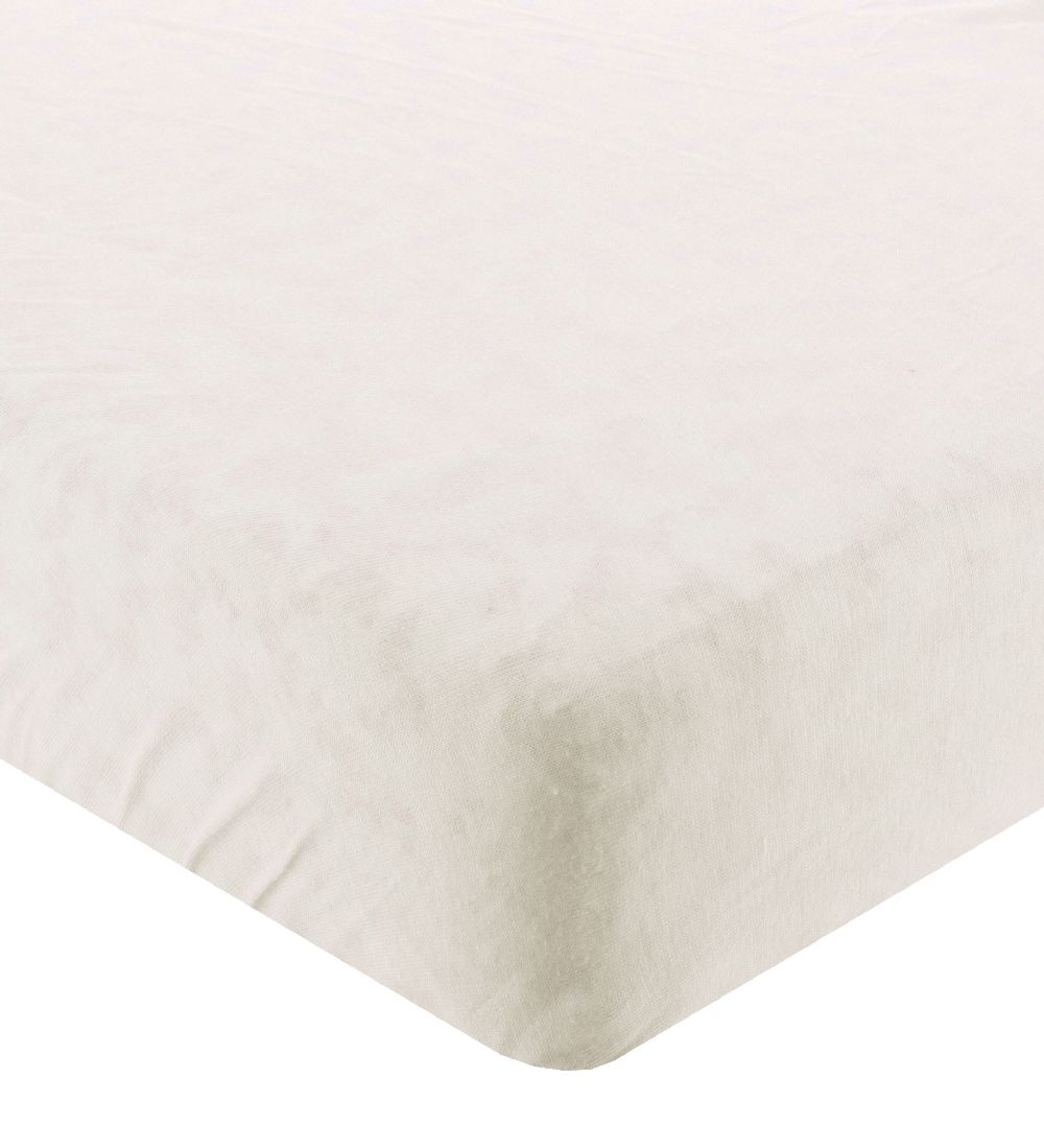 Cocoon Company Bed Sheet - 2-pack - Crib - 40x80/84 cm - Ivory
