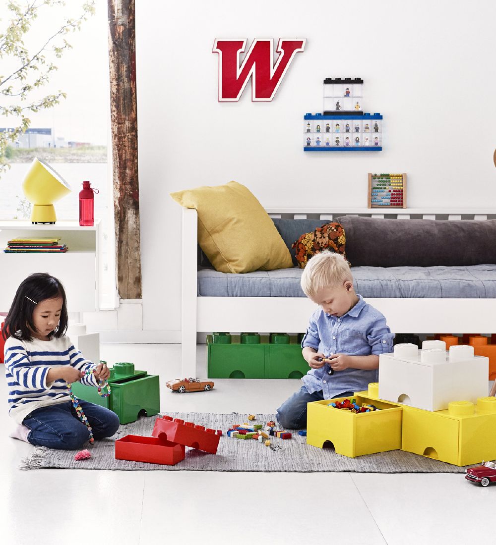 LEGO® Storage Minifiguren-Display - 16 Rum - 38 cm - Blau