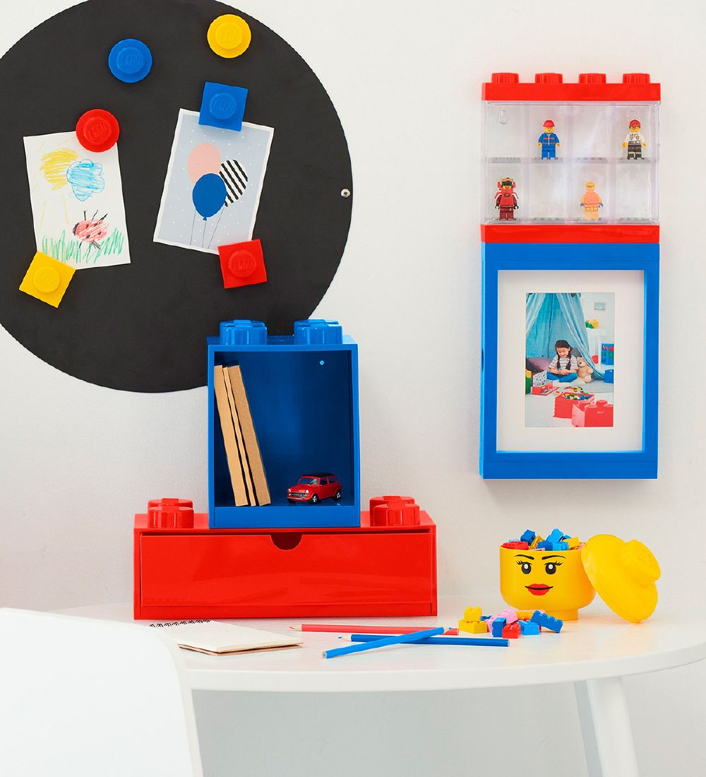 LEGO® Storage Storage Drawer - 8 Knobs - 31x15x9 - Red