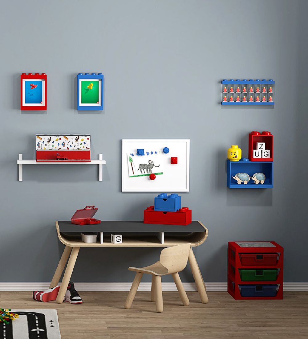 LEGO® Storage Storage Drawer - 8 Knobs - 31x15x9 - Red