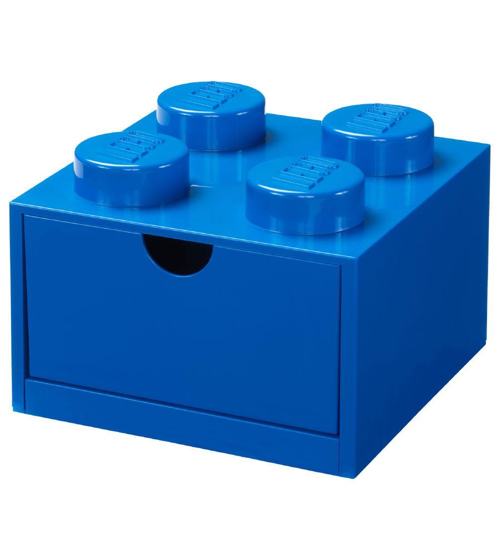 LEGO® Storage Drawer - 4 Knobs - 15x15x9 - Blue