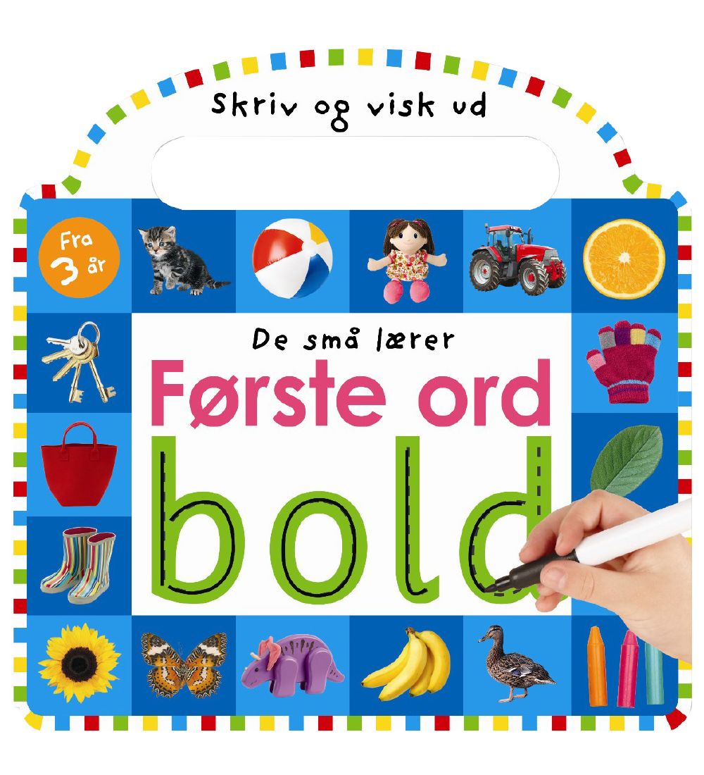 Alvilda Book - De Små Lærer Første Ord - Danish