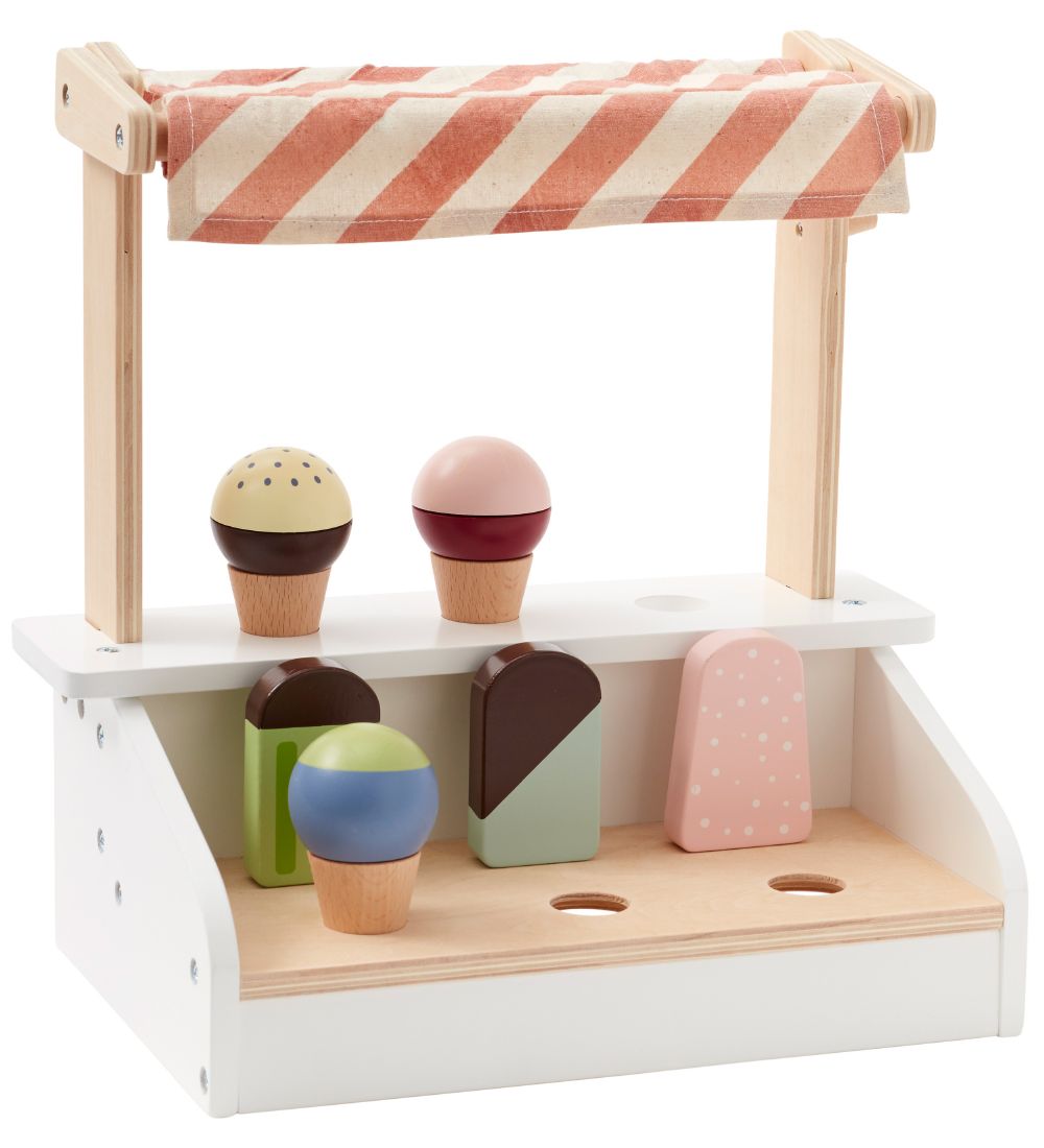 Kids Concept Spiellebensmittel - Bistro - Eisdiele m. Zubehör