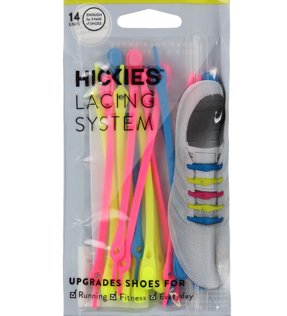 Hickies Schnrsenkel - Elastisch - Neon Multicolour