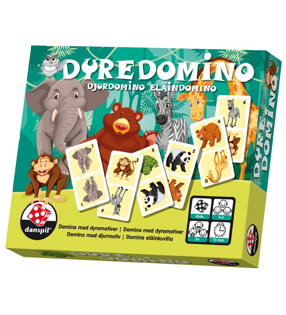 Danspil Board Game - Domino - Animals