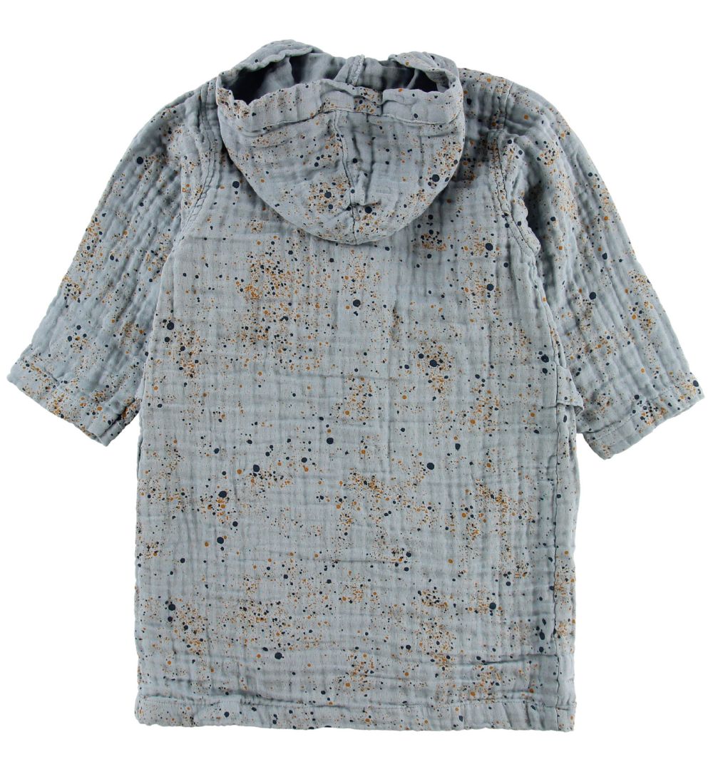 Soft Gallery Bathrobe - Mini Splash - Ocean Grey